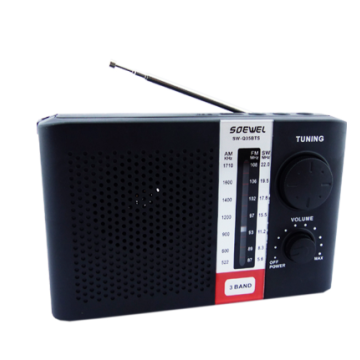 Radio AM/FM Solar USB c/linterna led 136311 